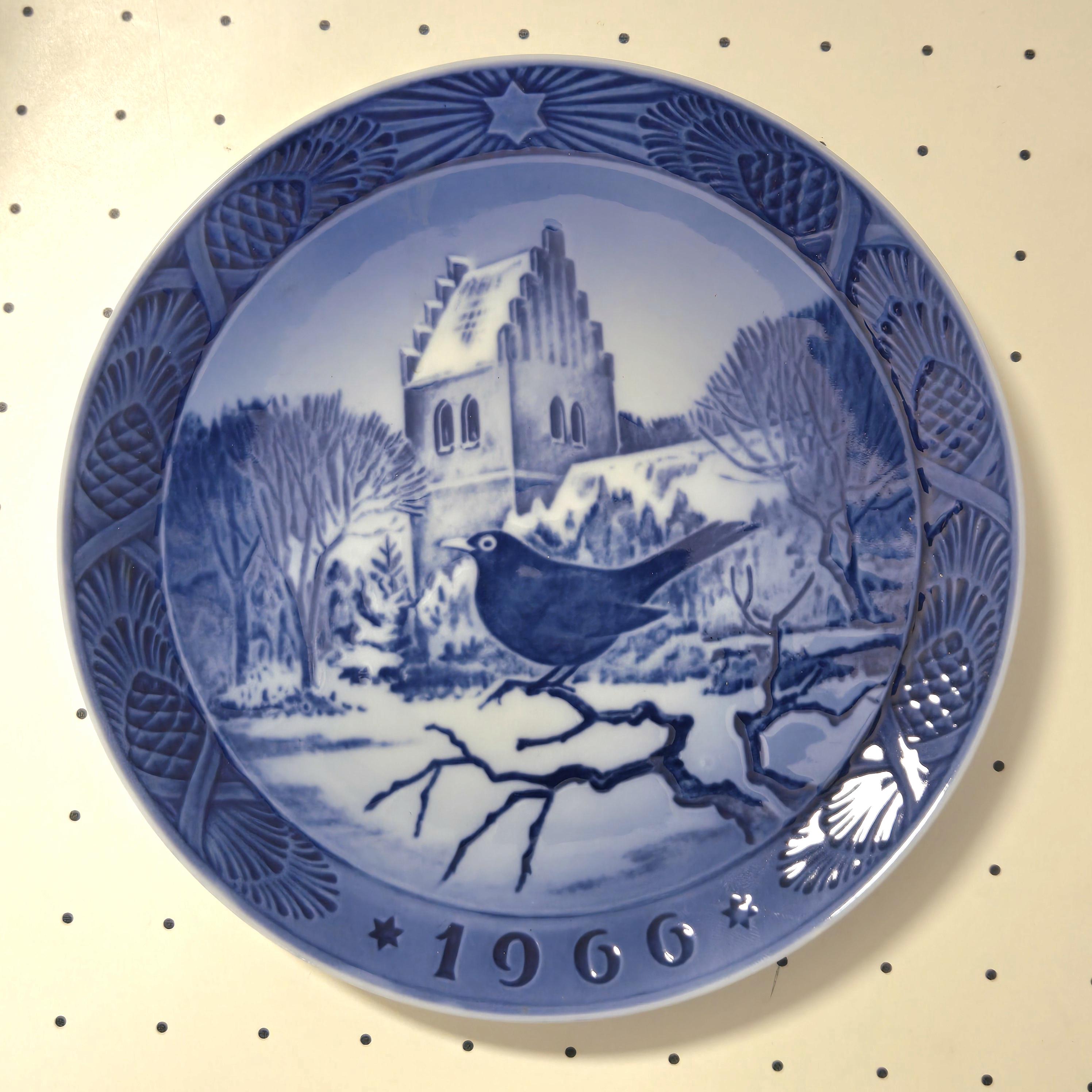 Royal Copenhagen Denmark Blue Collectable Christmas Plates - 54 