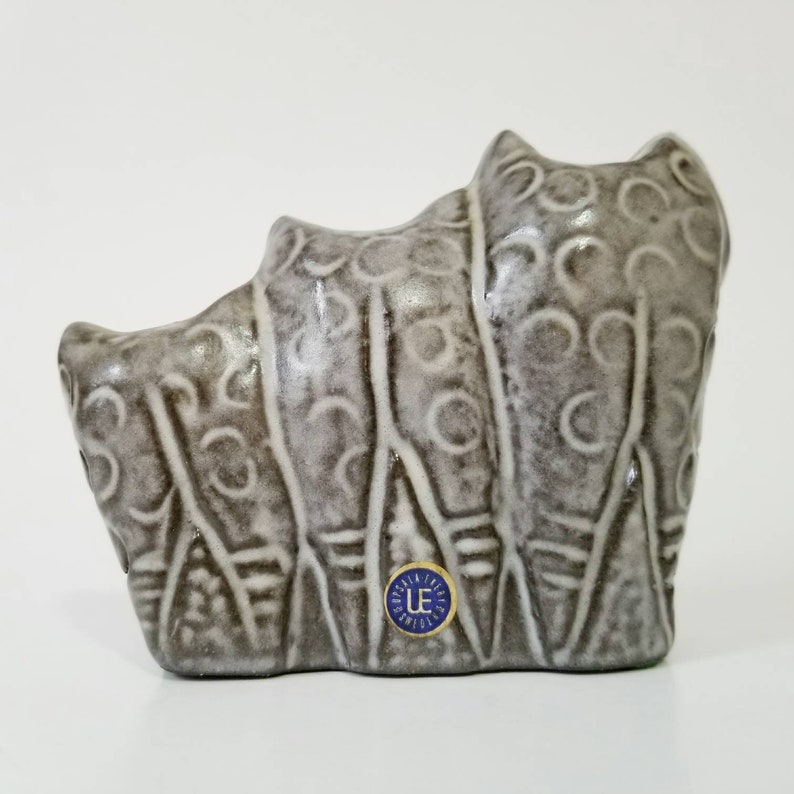 Ester Wallin Owl Family for Upsala Ekeby Sweden