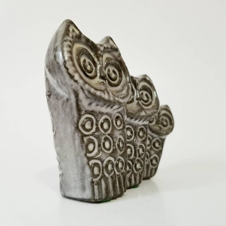 Ester Wallin Owl Family for Upsala Ekeby Sweden