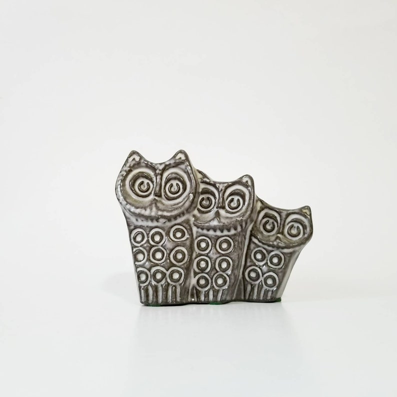 Ester Wallin Owl Family for Upsala Ekeby Sweden