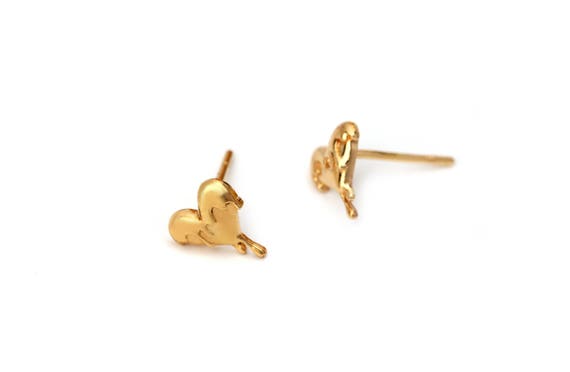 ピアス Mini Melting Heart Earring (Gold) Mini Melting Heart Earring (Gold)