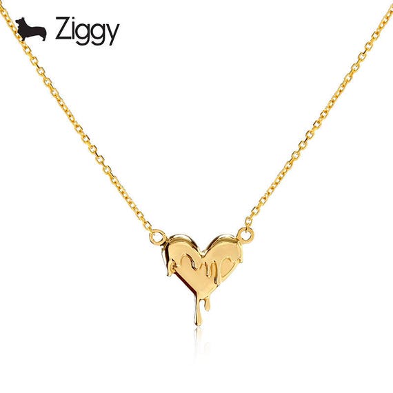 Wostu 925 Sterling Silver Melting Love Heart Necklace Wedding Gift Jewelry  Women | eBay