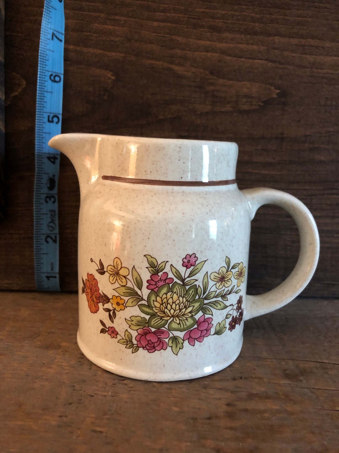 Royal Doulton Gaiety Lambethware Stoneware Milk Cream Pitcher 1975