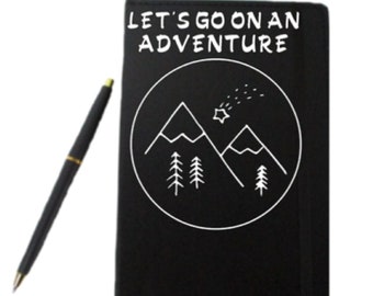 PERSONALIZED TRAVEL JOURNAL  outdoor enthusiast journal  vacation adventures journal  exploration journal  hiking journal  camping journal