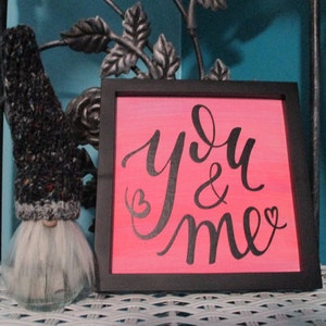 FRAMED COUPLE DESIGN  Valentines Day gift  together is beautiful framed design  framed love design  framed canvas design  you and me