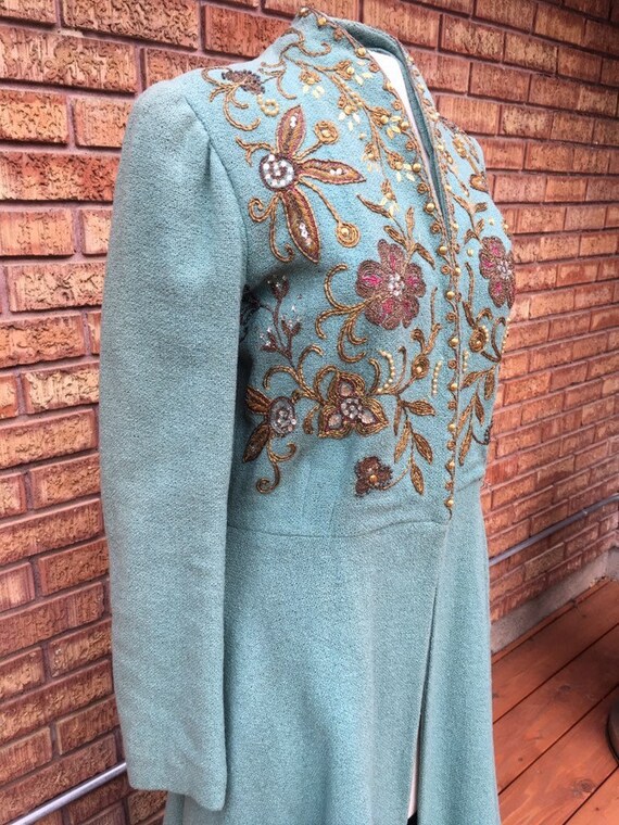 Stunning 1940s Beaded Coat