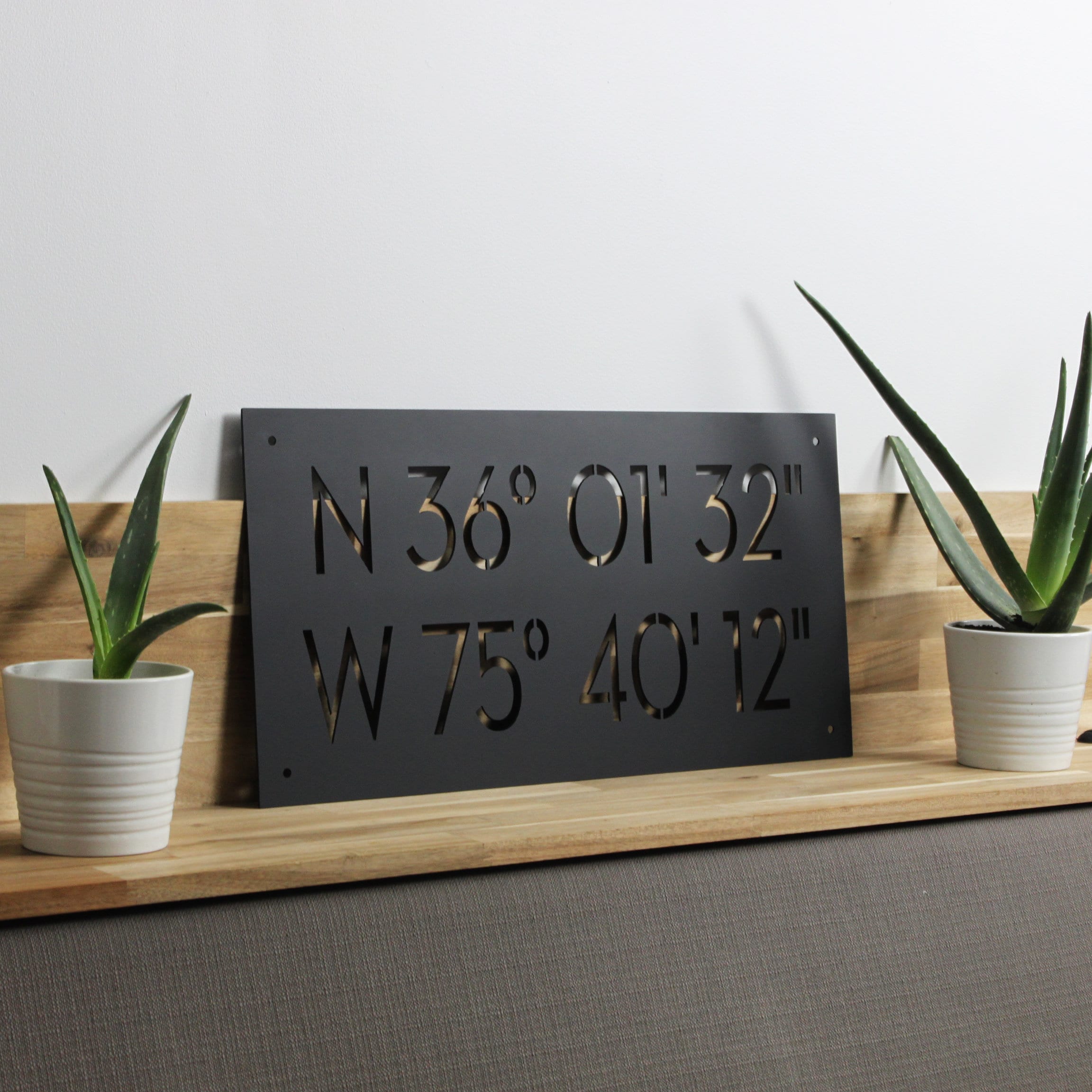 GPS Coordinates Sign | Latitude Longitude Signs | Personalized Wedding Gift | Housewarming Gift | Realtor Closing Gift | New Home Gift
