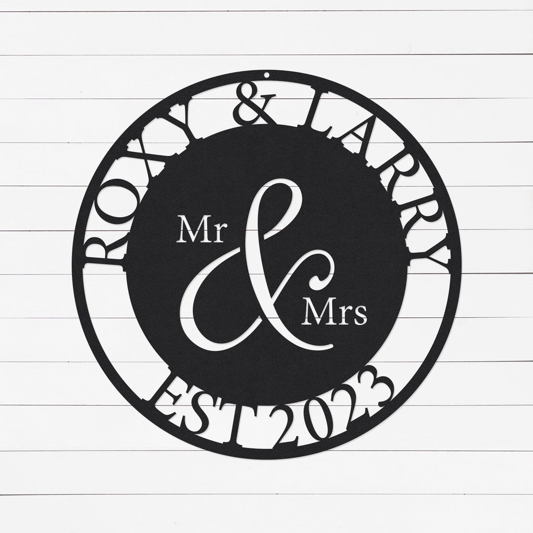 Personalized Mr and Mrs Sign | Wedding Sign | Wedding Decor | Wedding ...