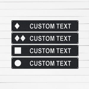 Custom Ski Trail Sign: Powder Coated Steel, Ski Chalet Decor