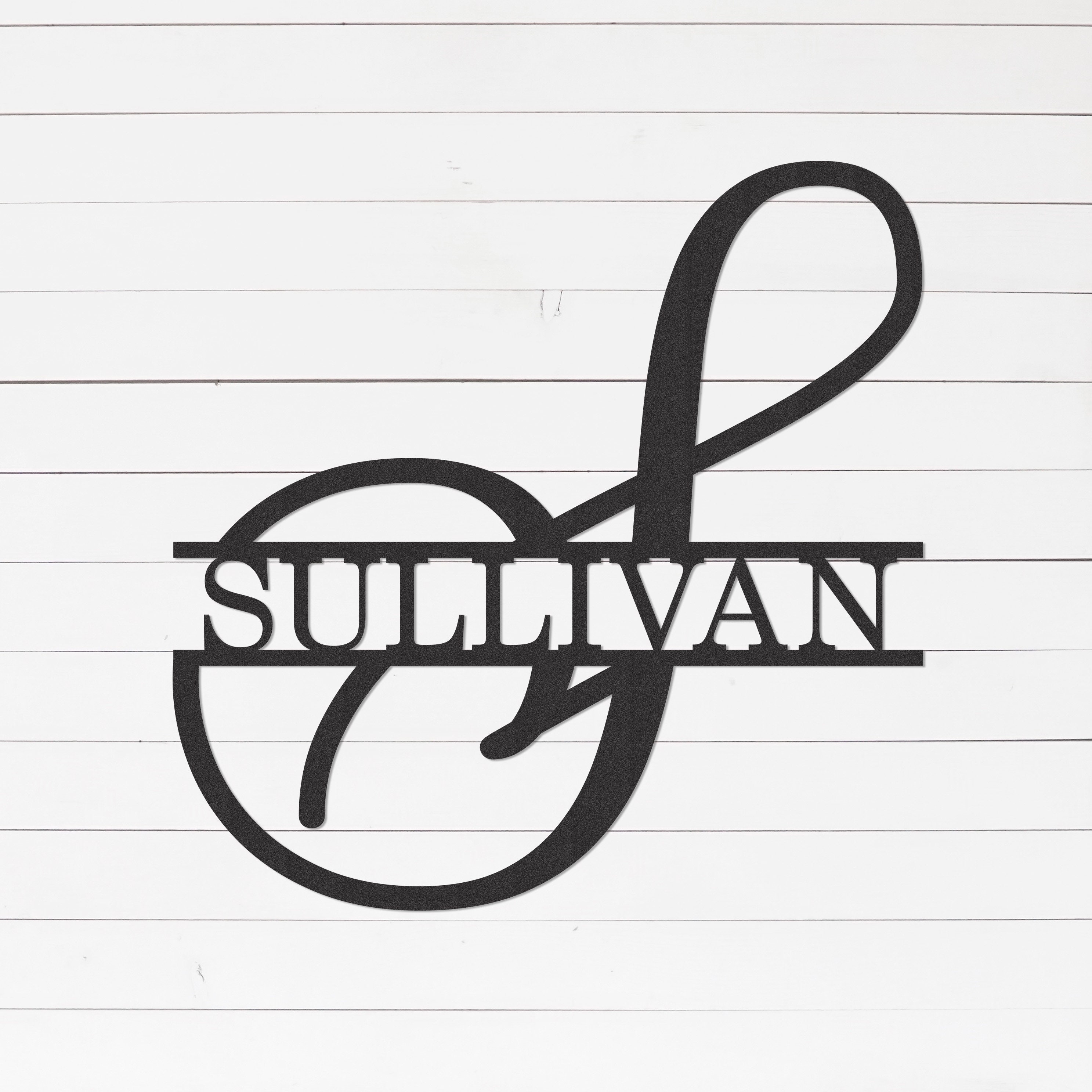 Custom Monogram Sign | Metal Sign | Last Name Sign | Metal Wall Art | Family Name Sign | Wedding Gift | Anniversary Gift | Metal Sign