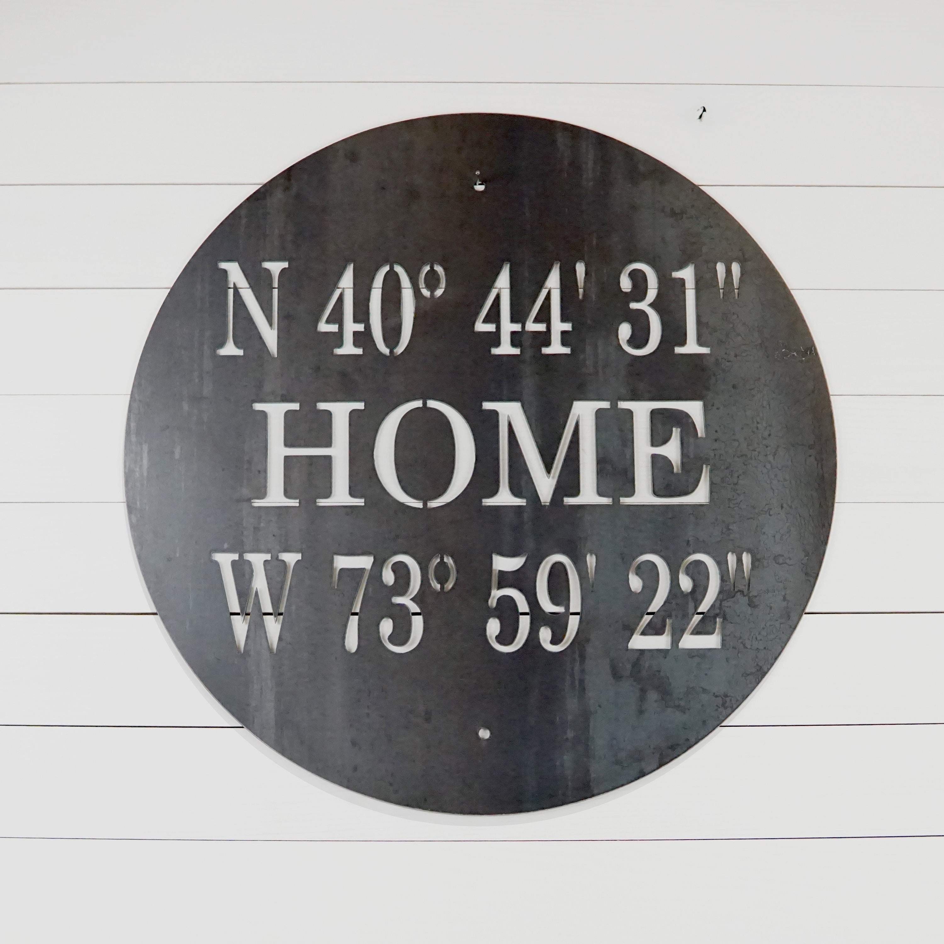 GPS Coordinates Sign | Latitude Longitude Signs | Personalized Wedding Gift | Housewarming Gift | Realtor Closing Gift | New Home Gift