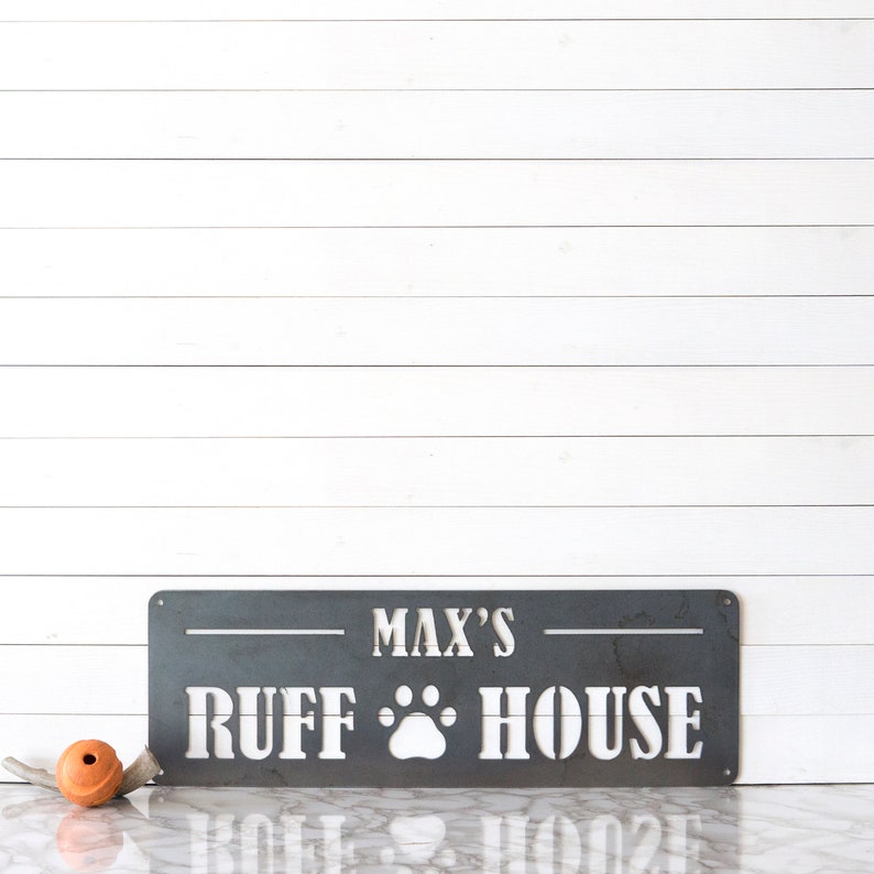 Custom Dog House Sign Dog Sign Personalized Dog Sign Etsy