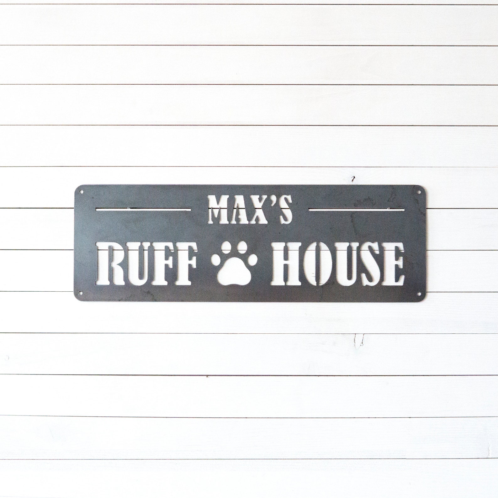 Custom Dog House Sign Dog Sign Personalized Dog Sign Etsy