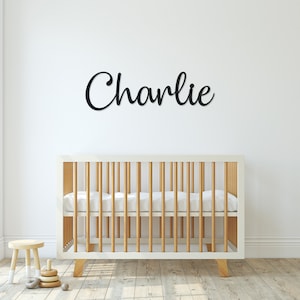 Custom Name Sign | Nursery Name Sign | Baby Name Sign | Metal Name Sign | Over Crib Sign  | Baby Shower Gift | Nursery Wall Decor