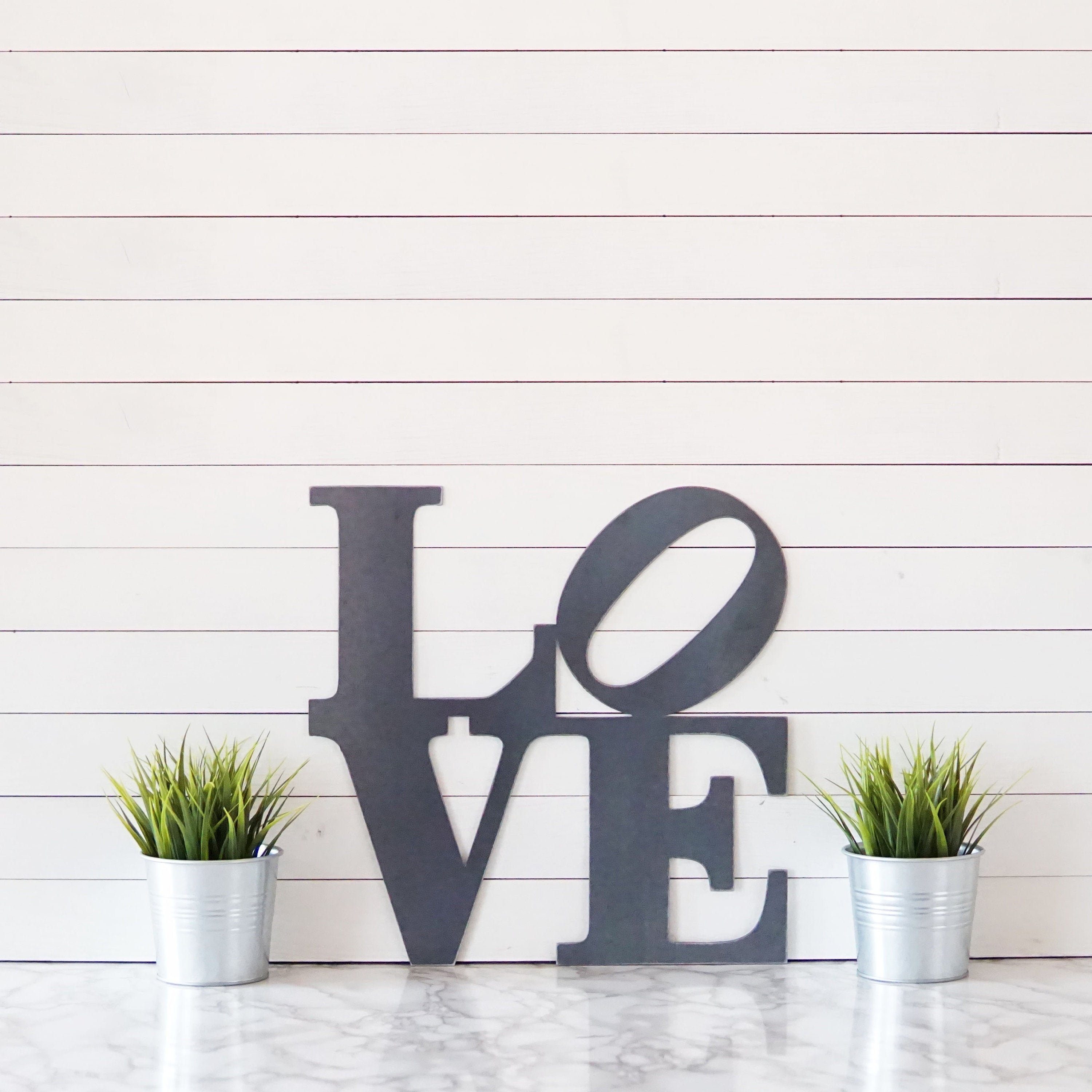 Love Sign Metal Art