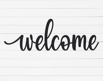 Welcome Sign | Wedding Welcome Sign | Home Decor | Rustic Wall Art | Farmhouse Decor | Wall Decor | Wall Art | House Decor | Metal Sign