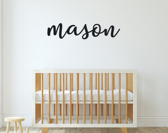 Custom Name Sign | Baby Name Sign | Nursery Name Sign | Metal Name Sign | Over Crib Sign | Nursery Wall Decor | Baby Shower Gift