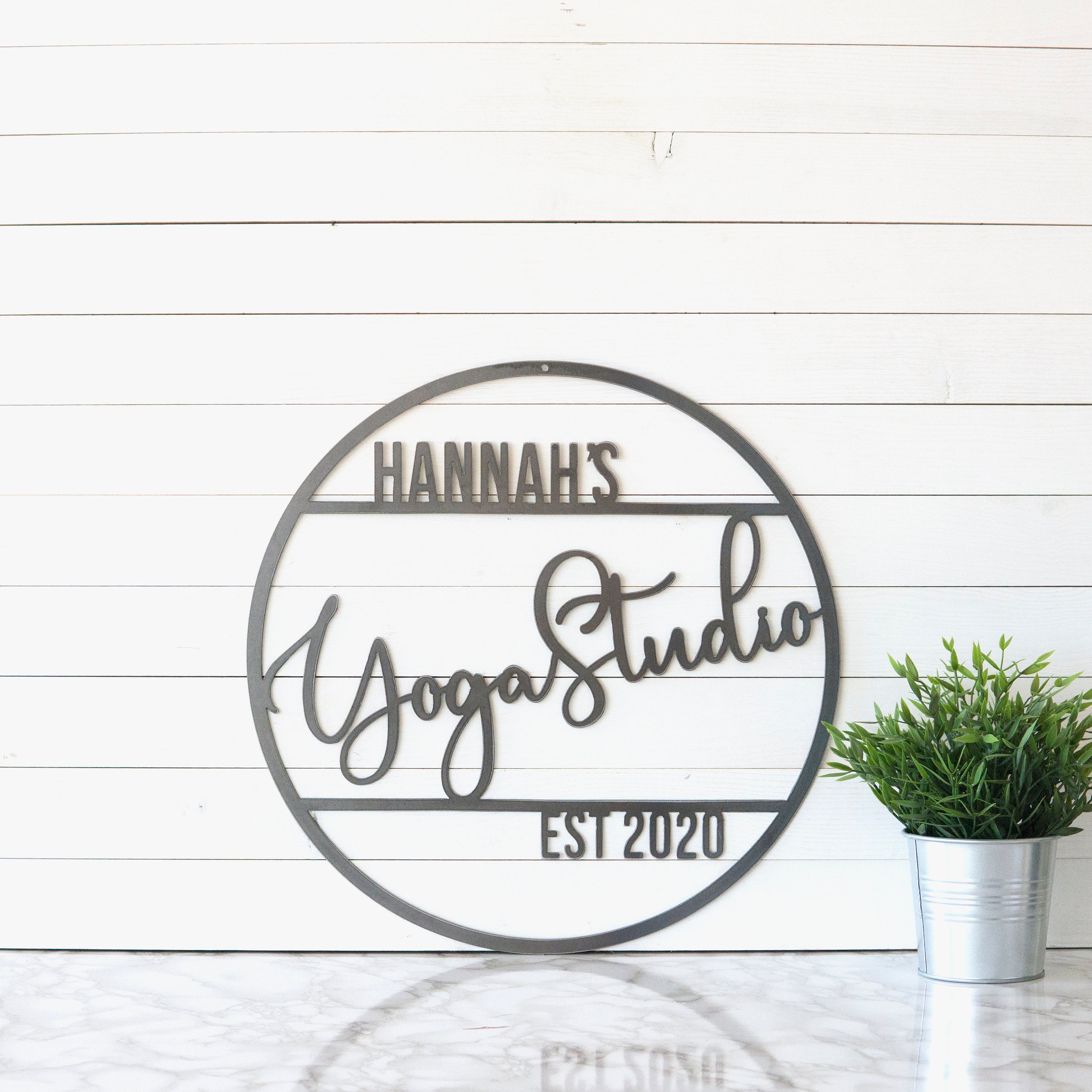 Custom Yoga Sign | Custom Gym Sign | Custom Home Gym Sign | Yoga Sign | Personalized Gym Signs | Gifts For Her | Anniversary Gifts