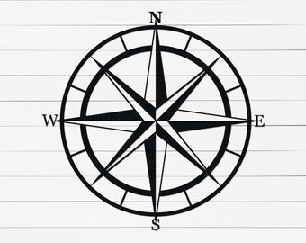 Nautical Compass Sign | Nautical Star Wall Decor | Nautical Compass Wall Decor | Compass Wall Art | Compass Rose Wall Decor | Metal Sign
