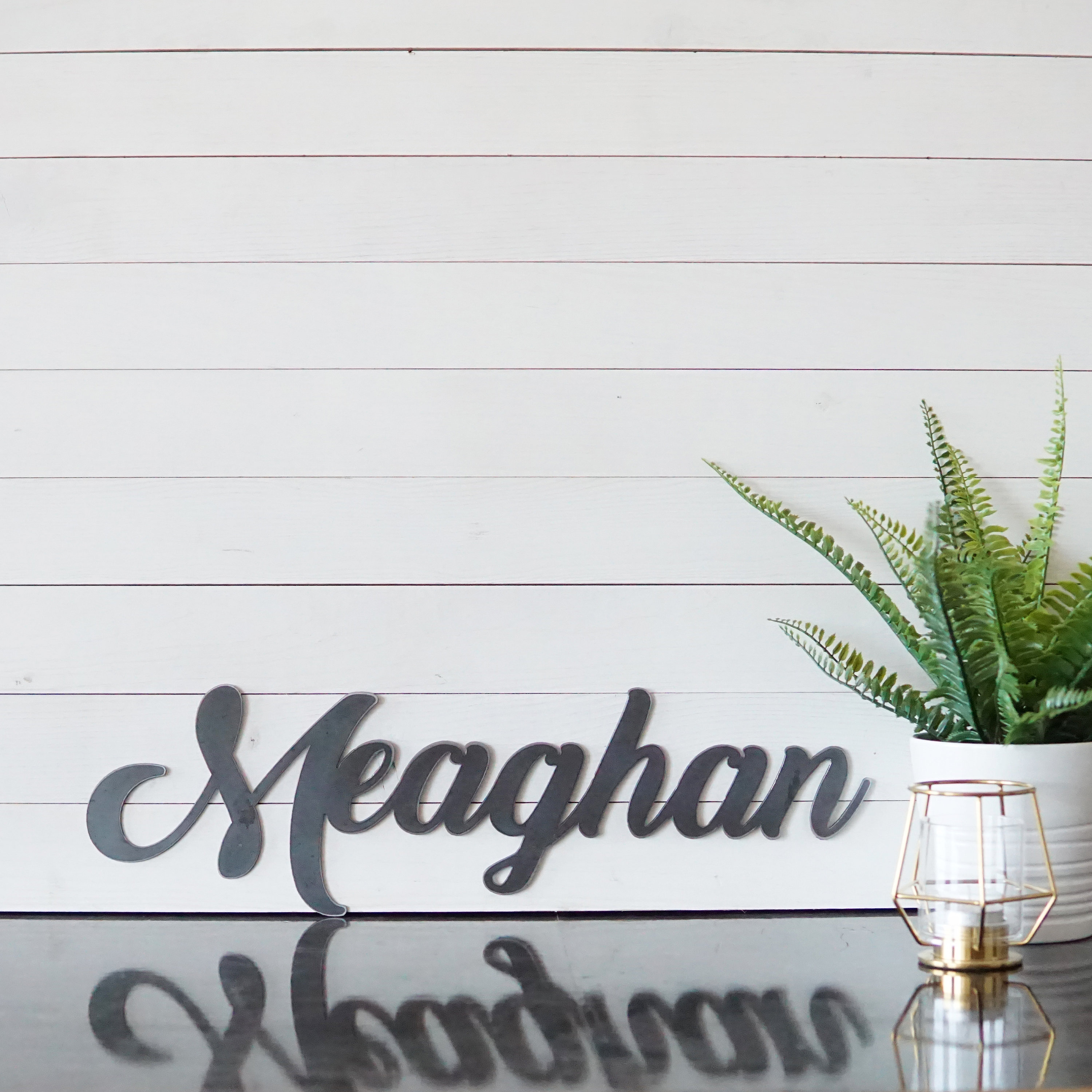 Personalized Name Sign, Family Name Sign, Metal Name Sign