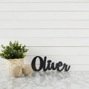 Custom Name Sign | Nursery Name Sign | Baby Name Sign | Metal Name Sign | Over Crib Sign | Baby Shower Gift | Nursery Wall Decor