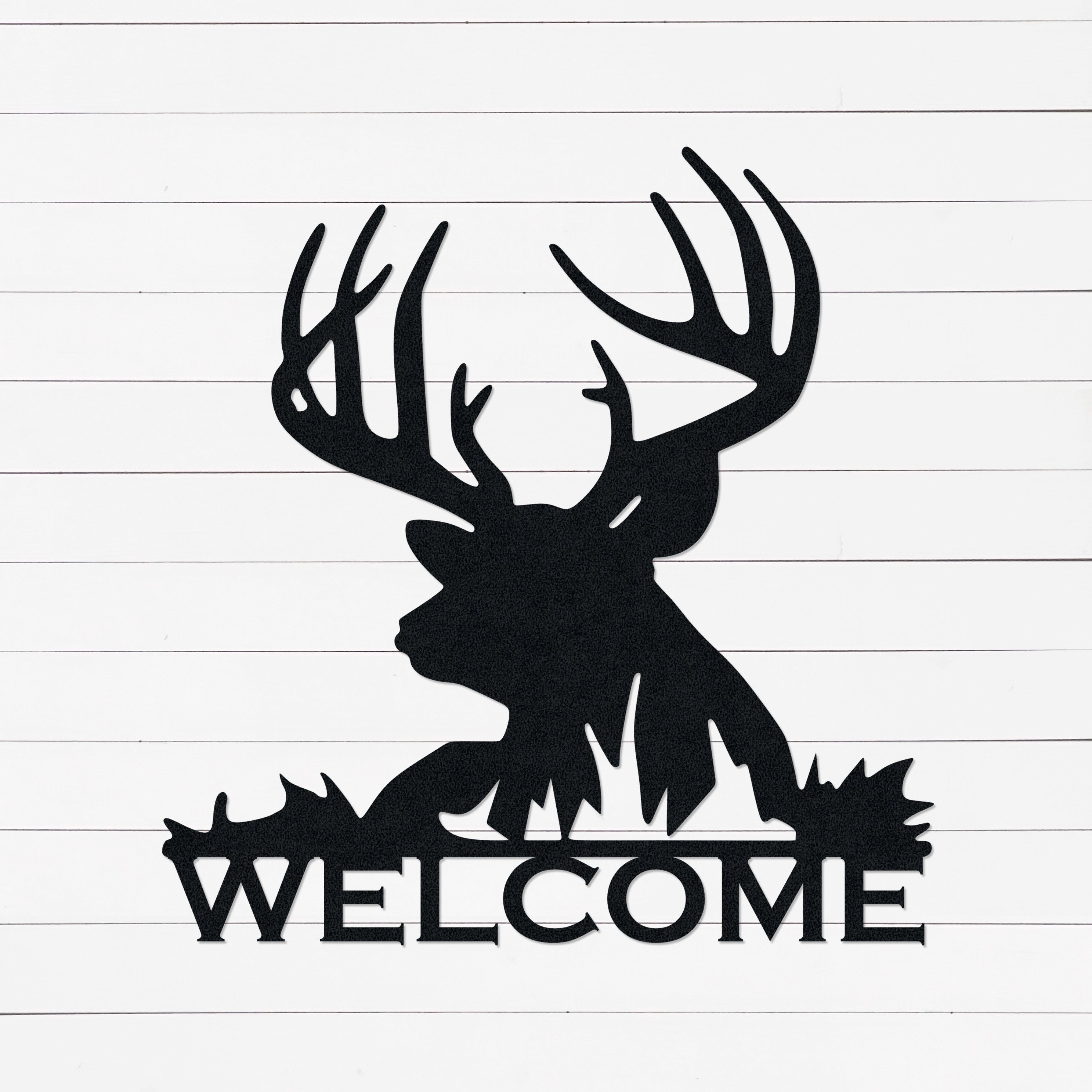 Welcome Sign | Deer Sign | Home Decor | Rustic Wall Art | Farmhouse Decor | Wall Decor | Wall Art | House Decor | Metal Sign