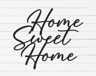 Home Sweet Home Metal Sign | Rustic Farmhouse Wall Decor