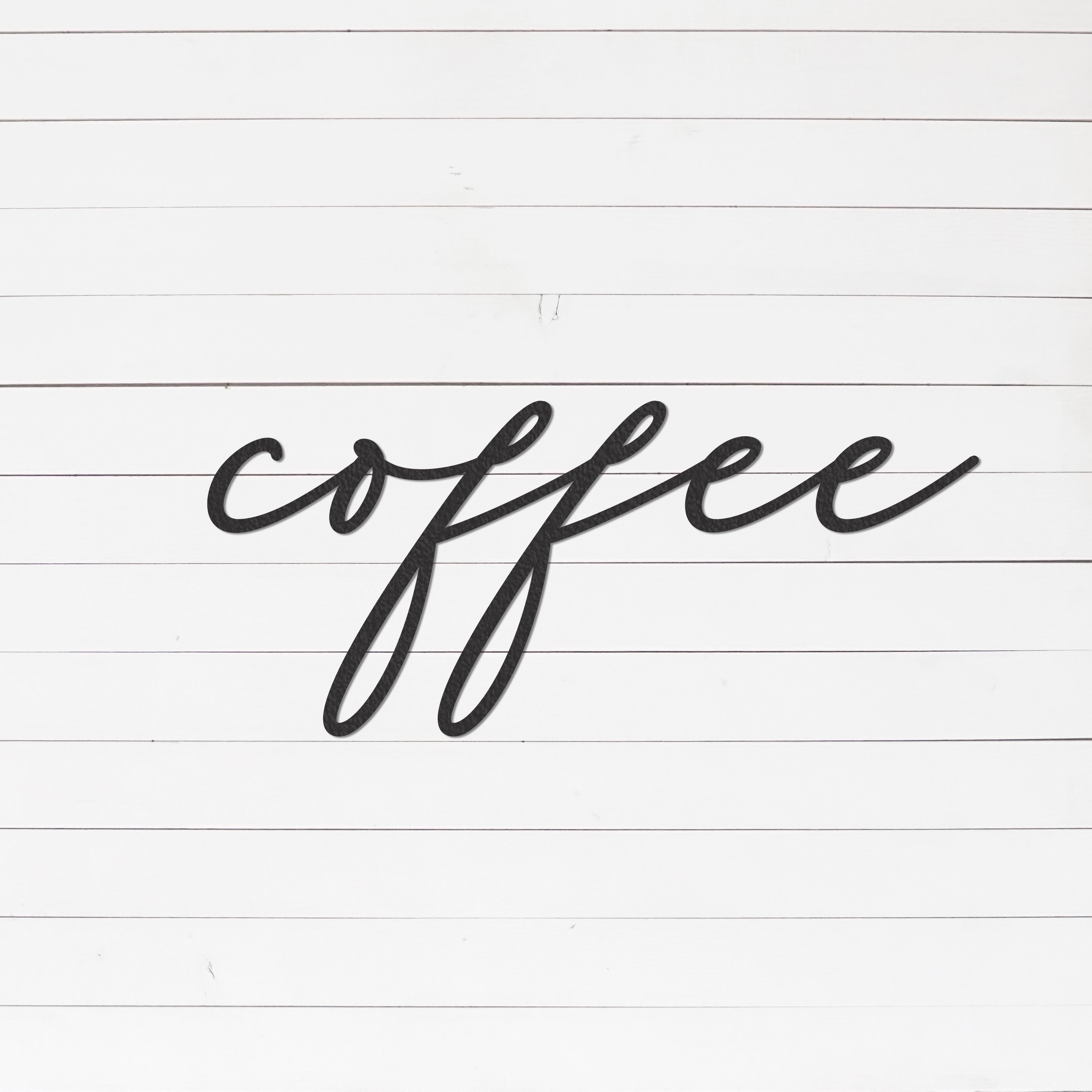 Coffee Sign | Metal Wall Art | Coffee Bar Sign | Kitchen Sign | Metal Coffee Sign | Coffee Station Sign | Kitchen Decor | Metal Sign