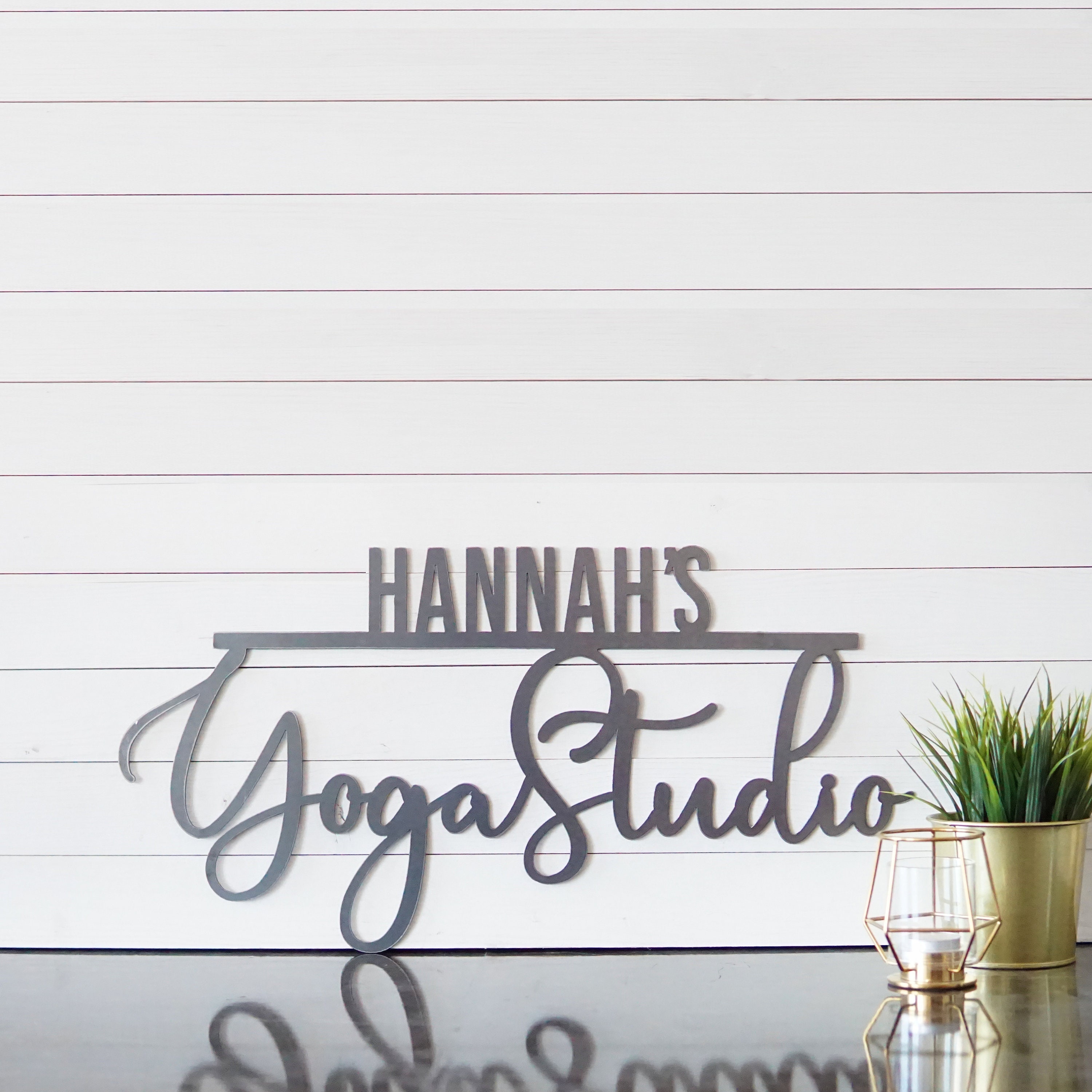 Custom Yoga Sign | Custom Gym Sign | Custom Home Gym Sign | Yoga Sign | Personalized Gym Signs | Gifts For Her | Anniversary Gifts