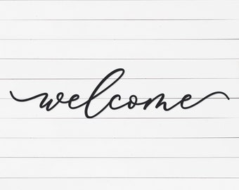 Welcome Sign | Wedding Welcome Sign | Home Decor | Rustic Wall Art | Farmhouse Decor | Wall Decor | Wall Art | House Decor | Metal Sign