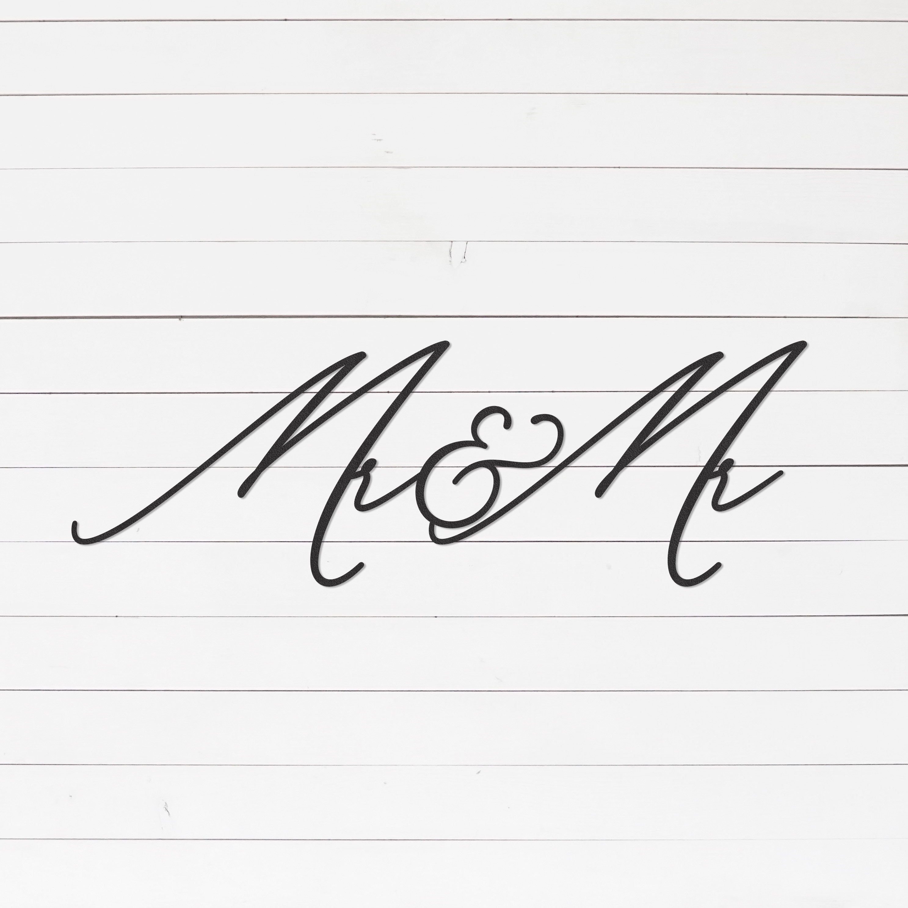 Mr and Mr Sign | Wedding Sign | Wedding Decor | Wedding Gift | Anniversary Gift | Wall Decor | Metal Sign | LGBTQ Wedding Decor