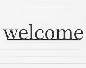 Welcome Sign | Wedding Welcome Sign | Home Decor | Rustic Wall Art | Farmhouse Decor | Wall Decor | Wall Art | House Decor | Metal Sign