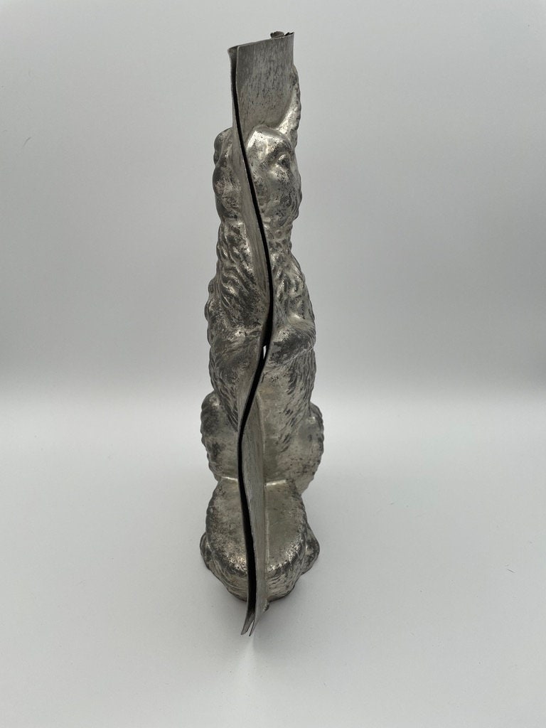 Vintage Large Standing Rabbit With Basket Metal Chocolate Mold - Etsy