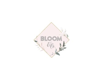 Professional Logo, Business Logo, Logo Design, Photography Logo, Floral Logo, Logo, Premade Logo, Watercolor Logo, Branch Logo, Laurels