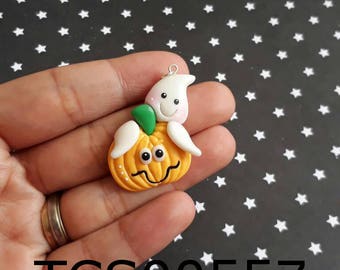 Ghost on Pumpkin TCS00557