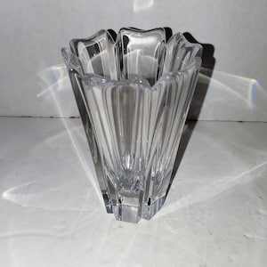 Beautiful Vintage Orrefors Sweden Corona Vase, Lars Hellsten Design