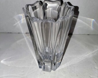 Beautiful Vintage Orrefors Sweden Corona Vase, Lars Hellsten Design