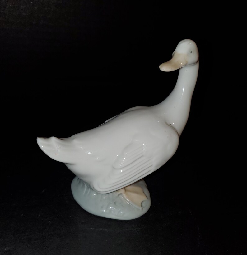 Vintage NAO Lladro Spain White Goose Duck Handmade Porcelain | Etsy
