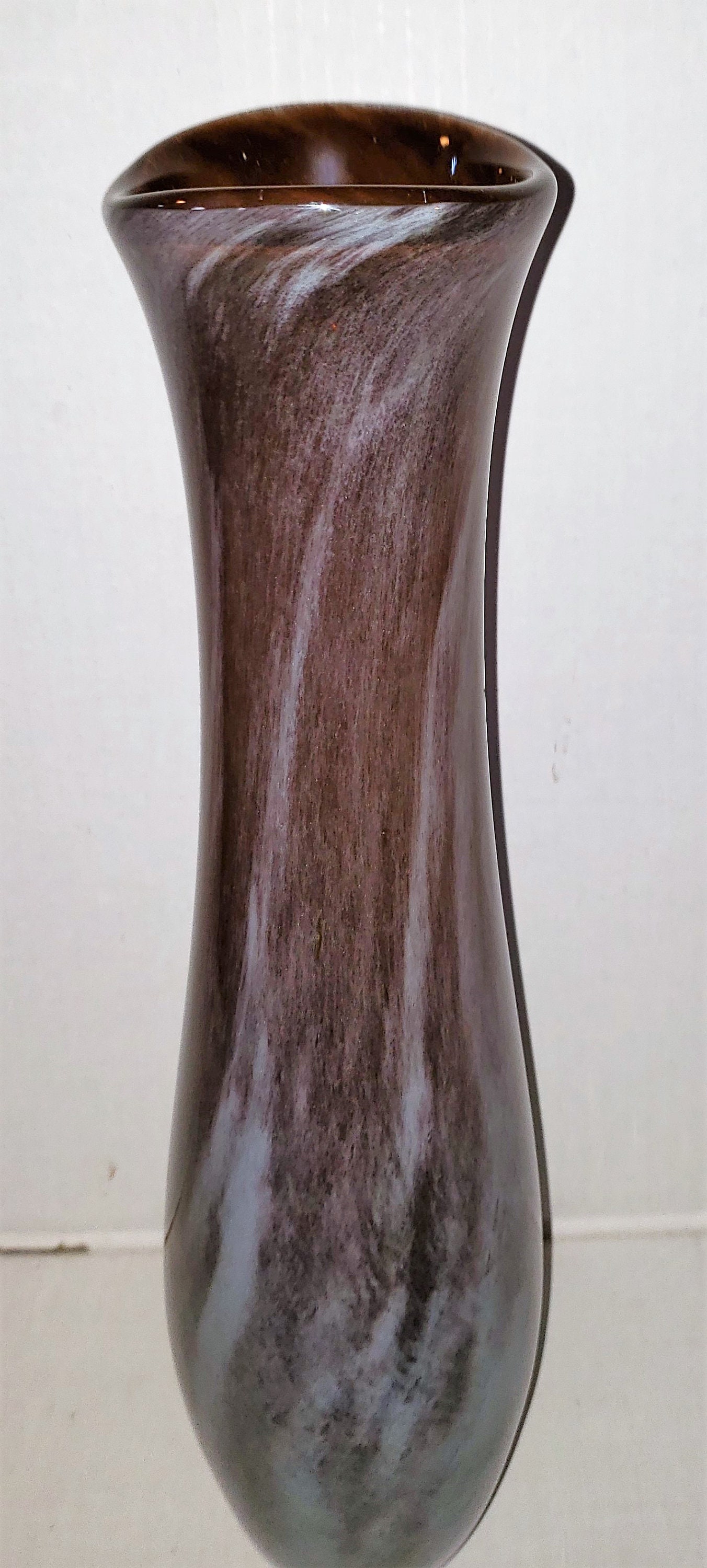 Vintage Adam Jablonski Poland Hand Blown Tall Sculpture Etsy