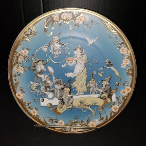 Vintage 1980 Mettlach Villeroy & Boch Snow White Seven Dwarf 1st Edition Collector Plate