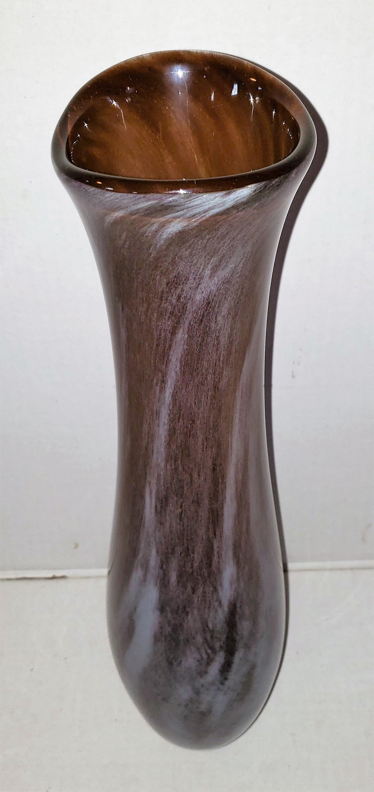 Vintage Adam Jablonski Poland Hand Blown Tall Sculpture Etsy