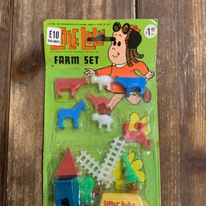 Vintage Little Lulu Farm Set Original Package 1974