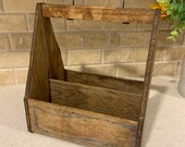 Pepsi Cola Wooden Six Pack Bottle Carrier Holder Handle 1940 39 s