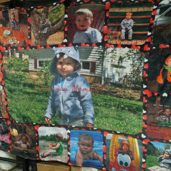 Custom Photo Fleece Blanket: Personalized Keepsake Gift