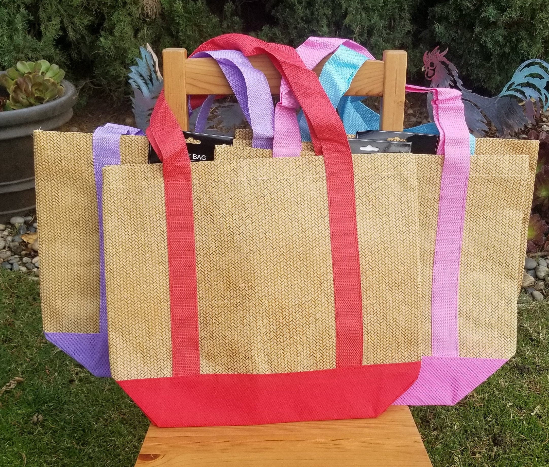 Blank Tote Bags for Embroidery Polyester Tote bag Embroidery Etsy