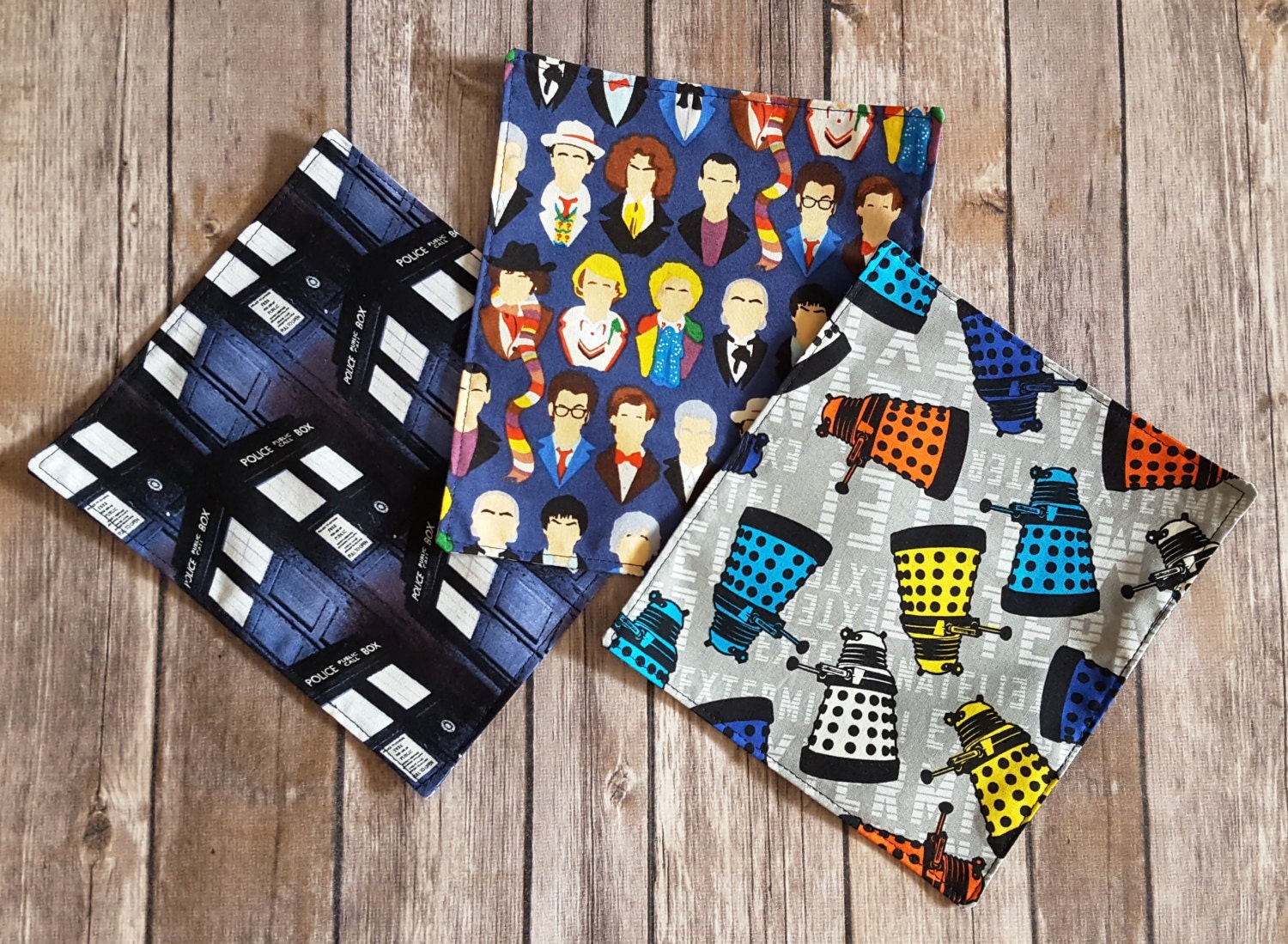Lunch Box Napkins Set of 5 Made with Dr. Who fabric Variety Etsy
