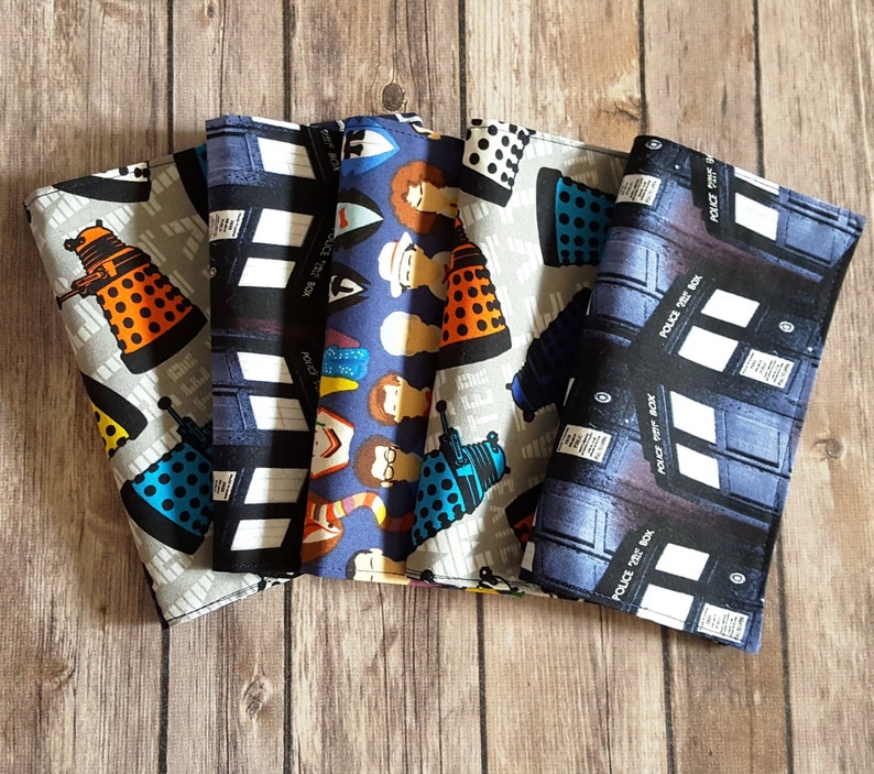 Lunch Box Napkins Set of 5 Made with Dr. Who fabric Variety Etsy