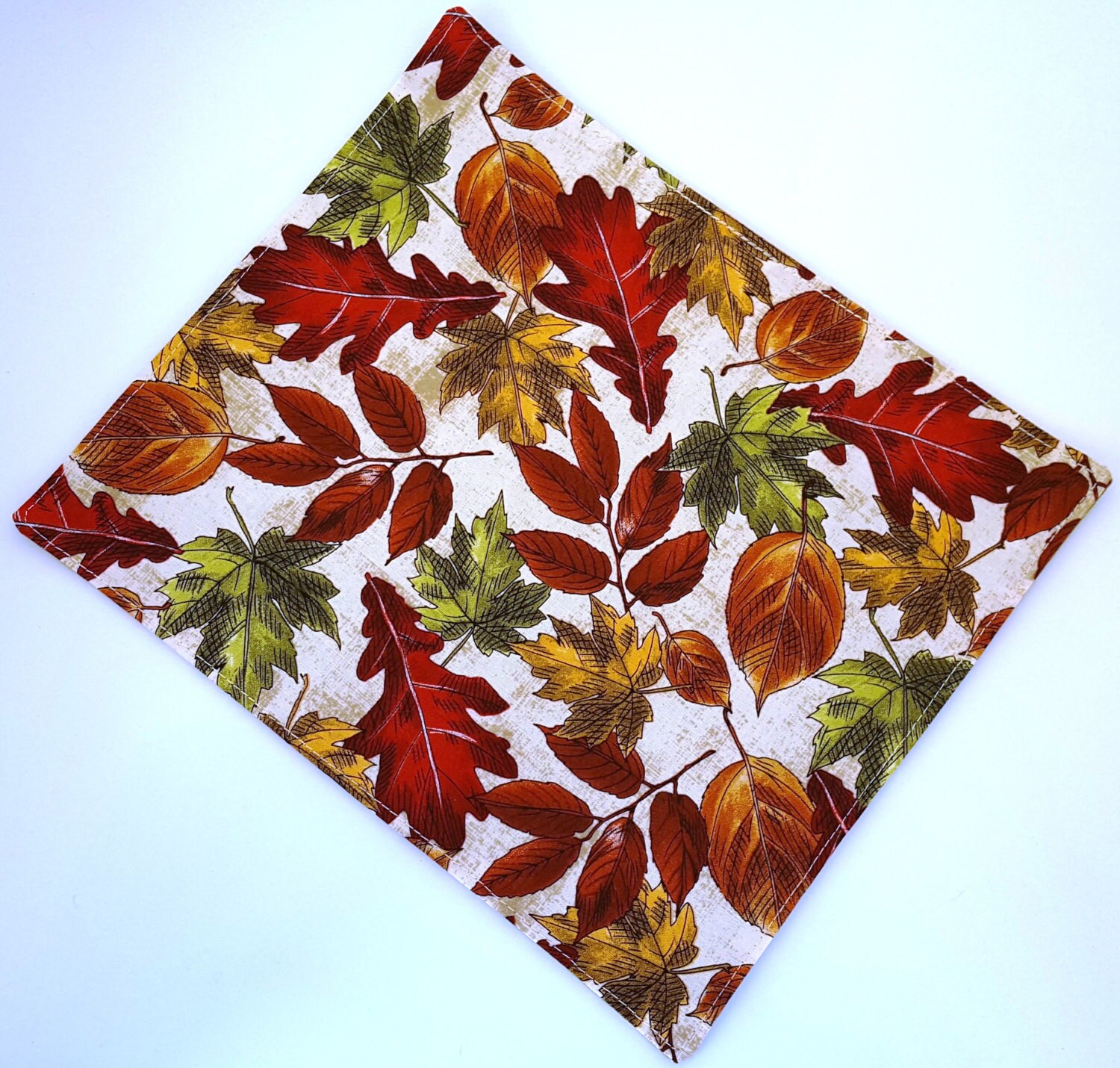 Cloth Napkins Set of 4 Thanksgiving napkins Fall Leaves Etsy