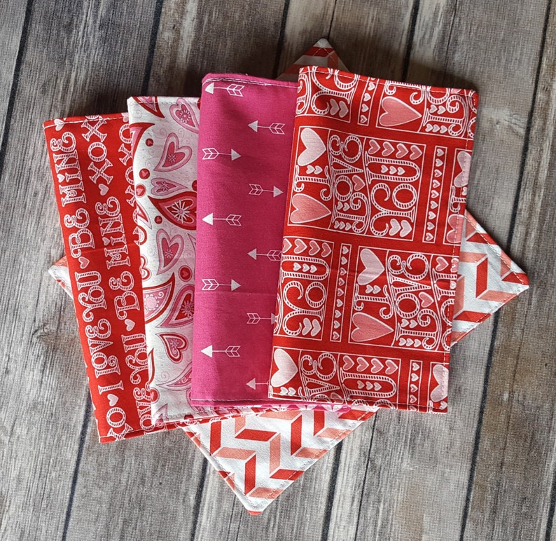 Lunch Box Napkins Set of 5 Valentine's Day Variety Etsy