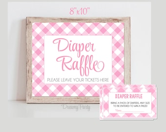 Pink Chalkboard BaByQ Diaper Raffle Tickets Baby Shower BBQ Printable Pink Chalkboard BaByQ Diaper Raffle Tickets Baby Shower BBQ Printable